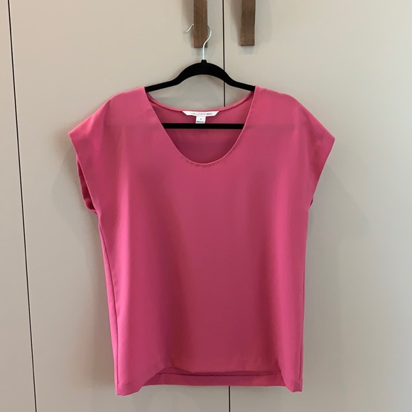 Diane Von Furstenberg Acedia Crepe Tee - Picture 2 of 5